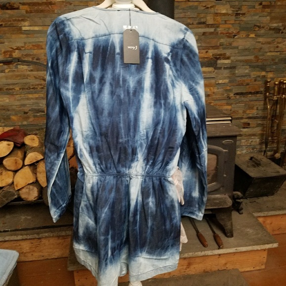 1 small. Left SALE !NWT denim tye dye romper - Picture 4 of 4